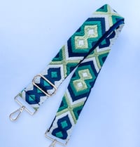 Image 1 of Navy and Green Strap