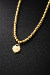 COLLAR LOVE DORADO