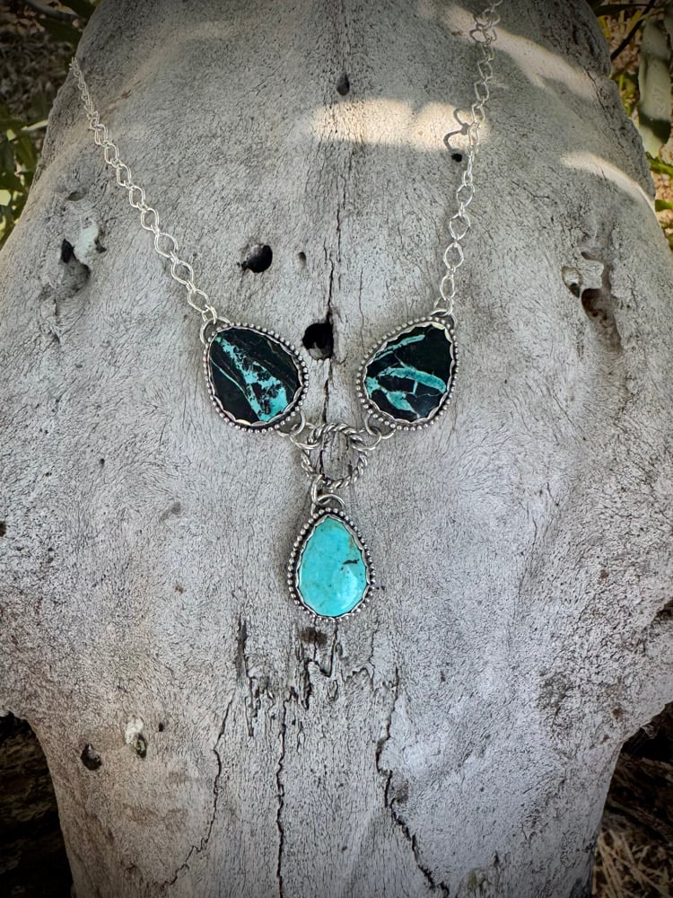 Image of Blackjack & Sonora Turquoise Necklace