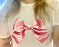 Image 4 of White Bow T Shirt 