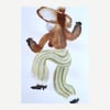 DANCING COWBOY A3 PRINT