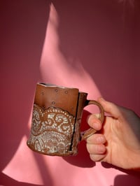 Image 2 of Lavender lace large mug