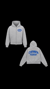 Image 1 of MENS RECTA ZIP HOODIE *GREY*