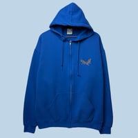 Image 1 of BLUE LIZARD ZIP HOODIE