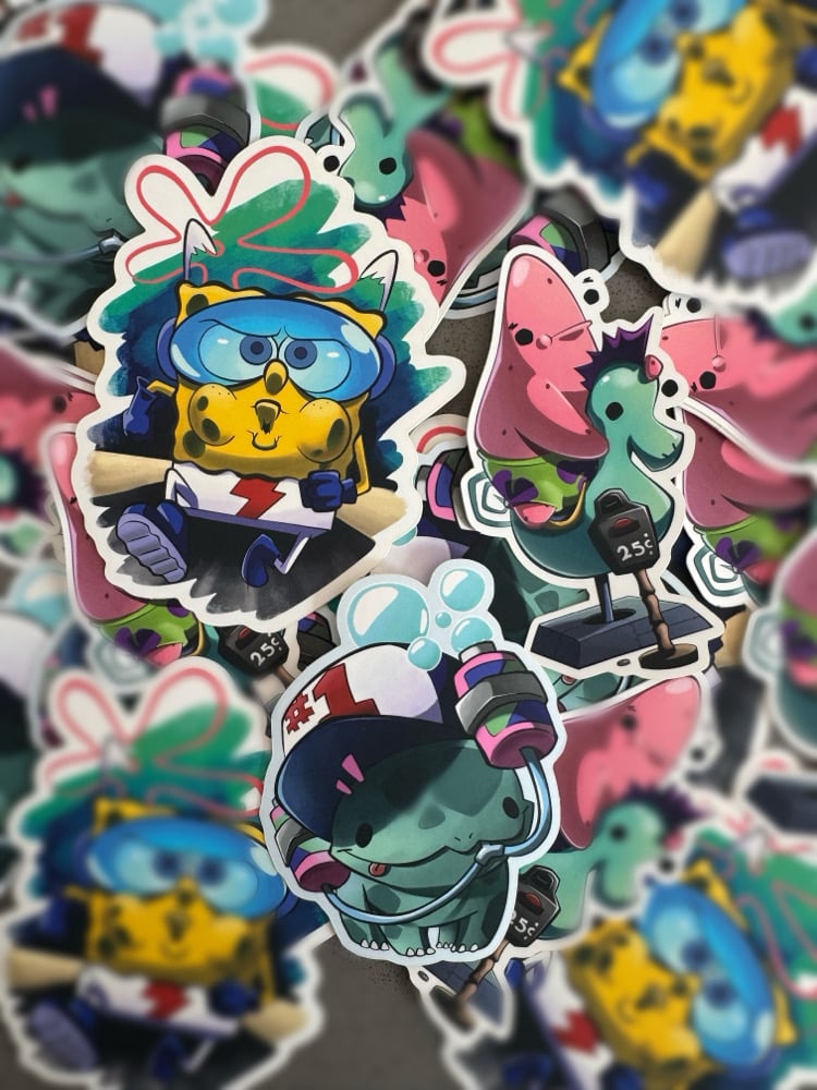 Image of Spongey Guy Stickers