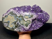 Image 10 of Large Amethyst & Polished Agate Statement Piece #3008