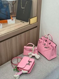 Image 5 of Pink Ostrich Leather