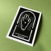 Image 3 of Severed Hand Pin Badge