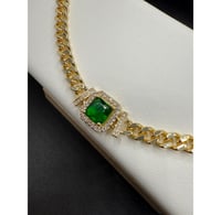 Image 2 of Green Stone Bracelet
