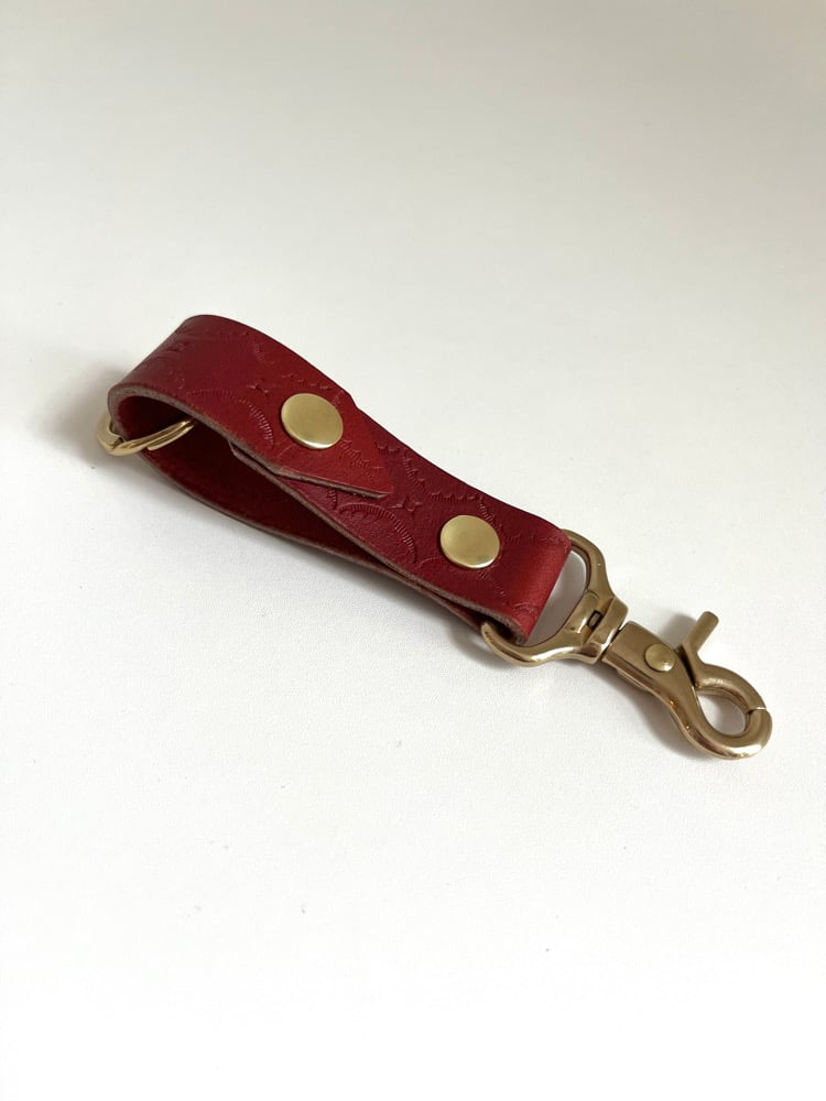 Image of Portage Red Long Keychain 