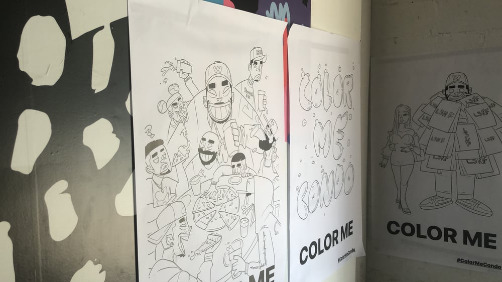 Image of Mystery Life Size “Color Me” Coloring Page