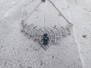 Blue stones necklace  Copy