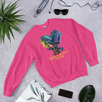 Image 5 of BadAss Raven Oldschool Unisex Sweatshirt