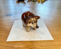 Image 1 of Sweet Lil Hedge Hog Ceramic Figurine - Free Shipping in Contiguous US