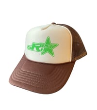 Image 1 of green and tan
