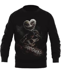 New Mizzle Heart Chainsaw Blk Crew Neck