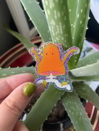 Piranha Bite Holographic Mini Stickers 