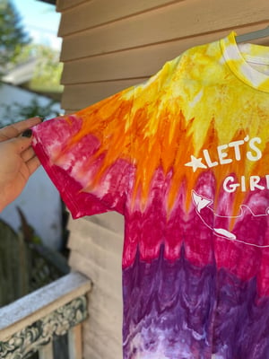 Image of XL Let's Go Girls Tie Dye Shirt 2