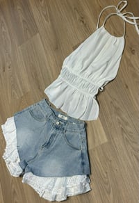 Image 1 of Halterneck backless tops - 2 colours 