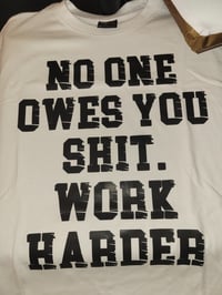 Image 1 of No one owes you shit work harder
