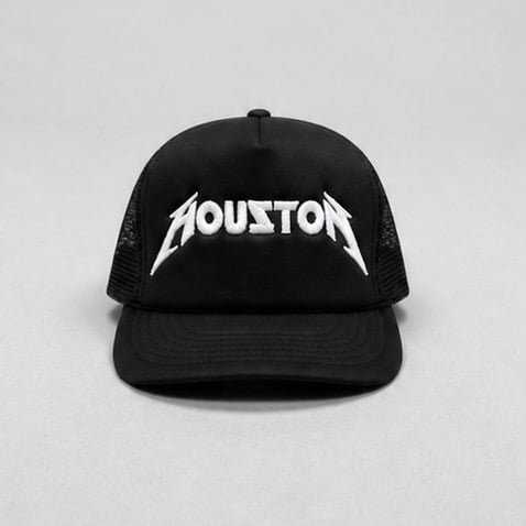 Image of Heavy Houston Black Foam Trucker