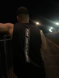 Image 2 of Black Mesh Box Logo Tank