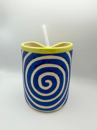 Image 2 of Royal Blue + Chartreuse Tumbler