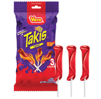 Veros Takis Chamoy Lollipops, 3 Count