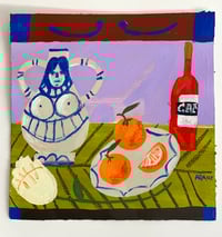 Boob vase & Campari