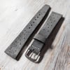 Dark Grey Suede Racing Strap