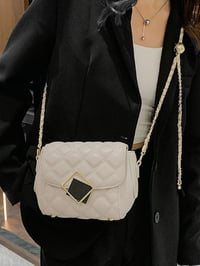 Image 2 of Quilted Flap Chain Crossbody Bag