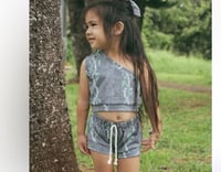 Image 2 of Bike short and haiter top size 2T