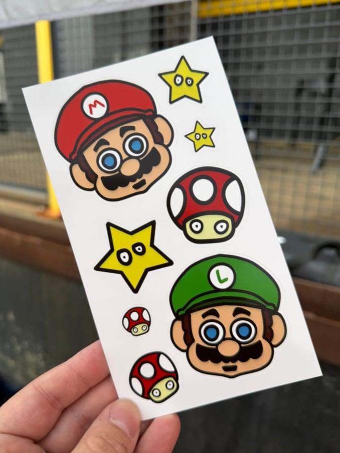 Image of 2 Brothers Sticker Sheet