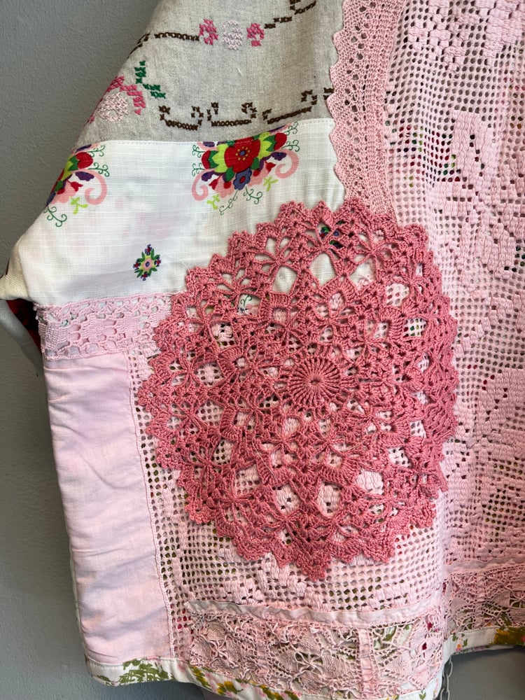 Image of Sunday puzzle jacket pink (xs-xl)