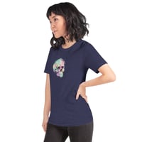 Image 14 of Colorful Watercolor Skull Unisex t-shirt