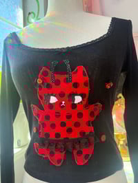 Image 5 of Ladybug Baby Kitty Top 🐞🐱♡ (S)