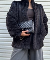Image 2 of Vintage Black Fur Coat