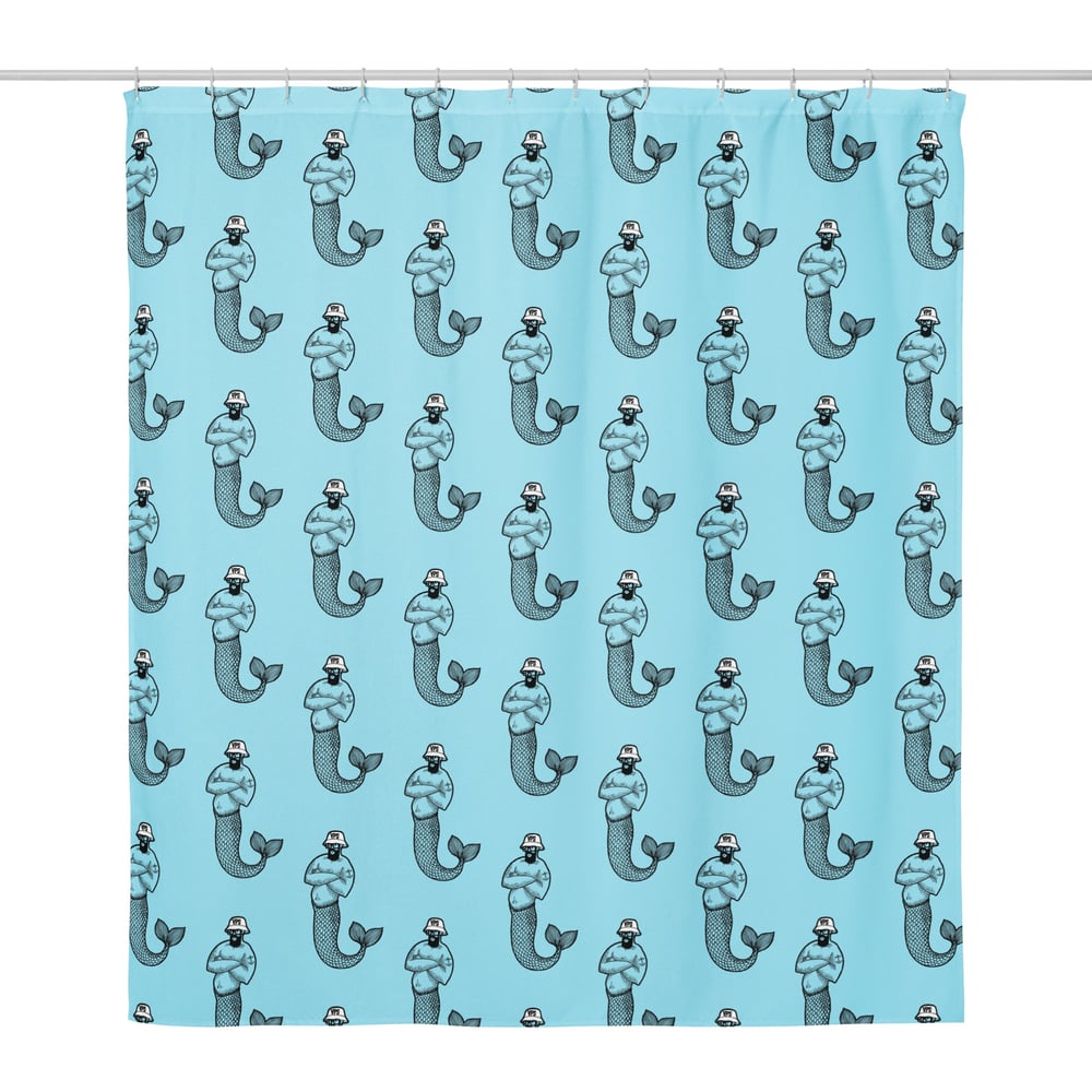 Image of VPS MERMAN SHOWER CURTAIN
