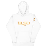 Image 5 of Blessed “Quick Text” Unisex Hoodie BLCK/GLD