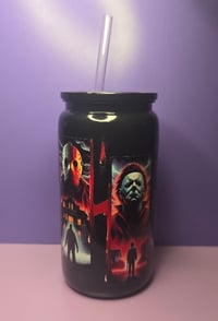 Image 3 of Horror Themed plastic Tumbler 