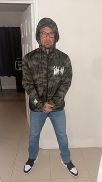 Image 4 of Dripping Camo Hoode windbreaker 