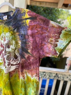 Image of 2XL Godzilla Be Gay Do Crime Tie Dye Shirt 