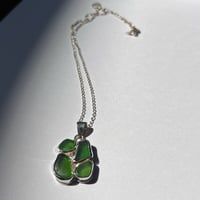Image 1 of GREEN MOSAIC PENDANT 