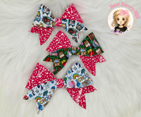 Set of 3 Character School Bows