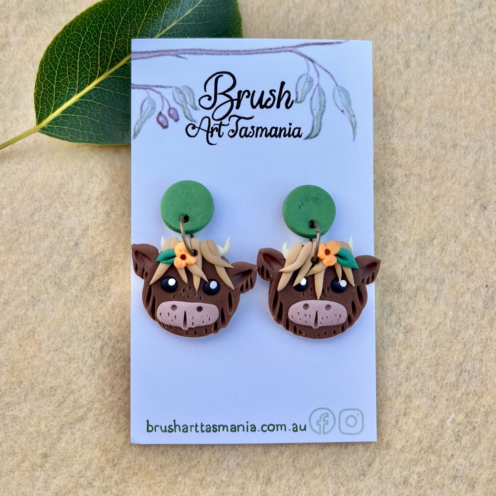 Highland Cow Earrings