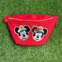 Image 1 of Large Cruise Mouse Fanny Pack Waist Bag | Patch Sewn On