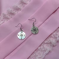 Compass earrings 