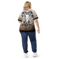Image 2 of Blessed Are The Peacemakers Sepia - unisex sports jersey