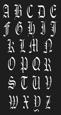Old English Letters
