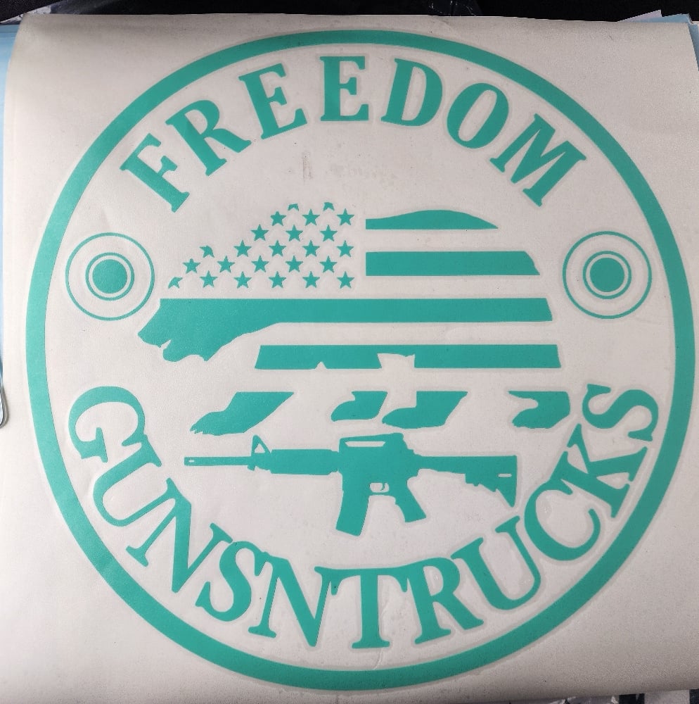 10" FREEDOM DECALS